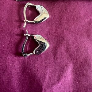 Silver Geometric Statement Earrings